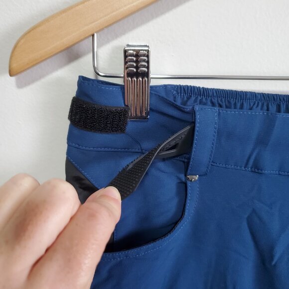 ARSUXEO Mountain Biking MTB 12.5" Cargo Shorts Cycling Stretch Navy Men's Small - Picture 3 of 15